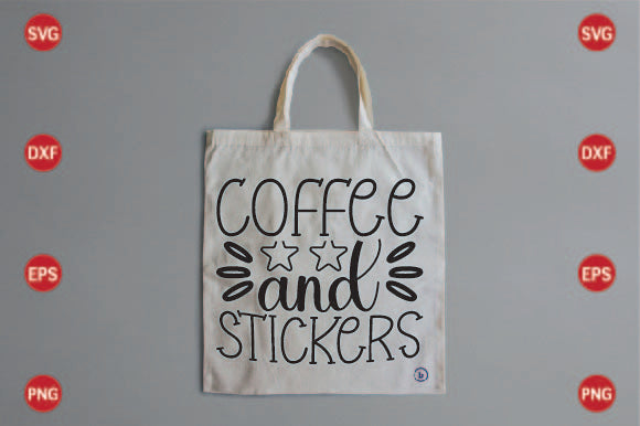 Coffee and Stickers SVG CraftlabSvg29 