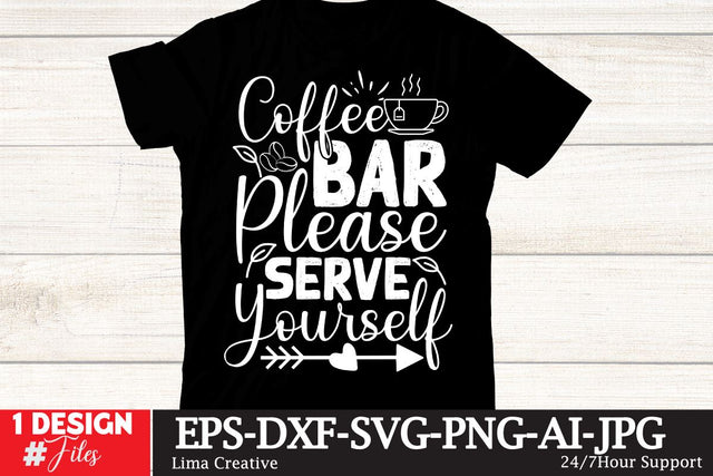 Coffee BAr Please Serve Yourself Svg Cute File SVG Insomnia Std 