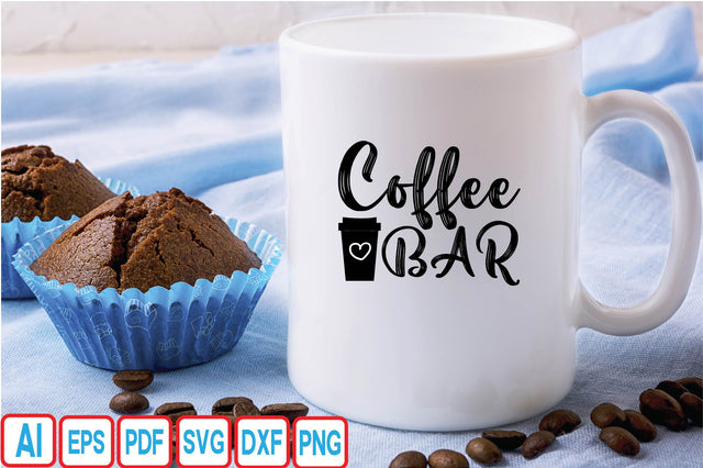 Coffee Bar SVG Craftlabsvg24 