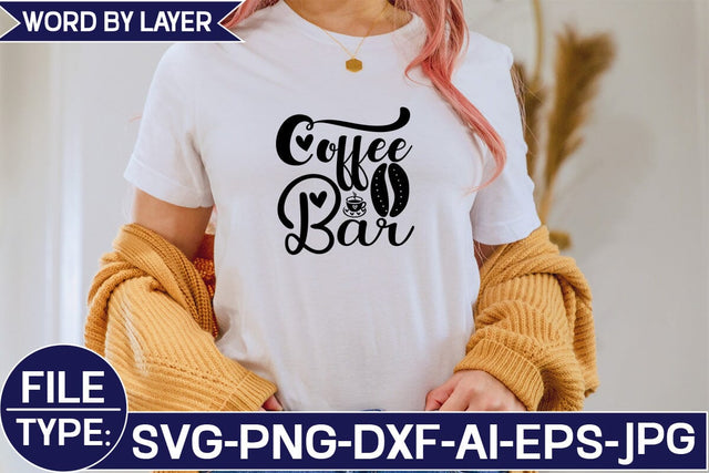 Coffee Bar SVG Cut File SVG Studio Innate 