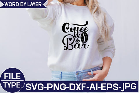 Coffee Bar SVG Cut File SVG Studio Innate 