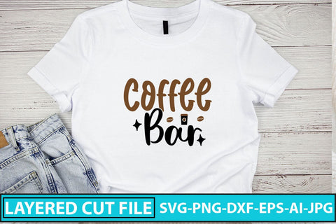 Coffee Bar SVG Cut File SVG Syaman 