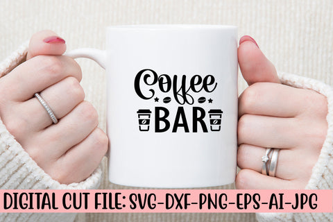 Coffee Bar SVG Cut File SVG Syaman 
