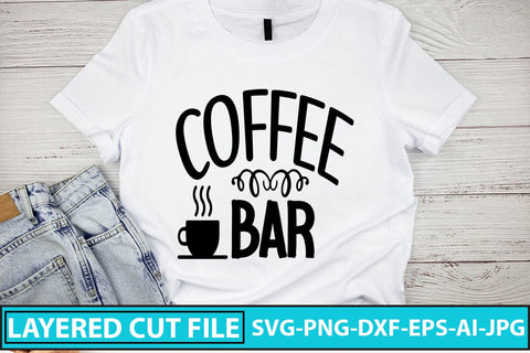 Coffee Bar SVG Design SVG Syaman 