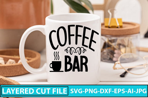 Coffee Bar SVG Design SVG Syaman 