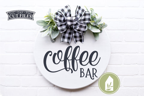 Coffee Bar SVG Files | Farmhouse Wood Sign SVG SVG LilleJuniper 