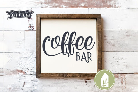 Coffee Bar SVG Files | Farmhouse Wood Sign SVG SVG LilleJuniper 