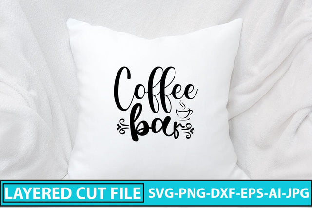 Coffee Bar SVG SVG Syaman 