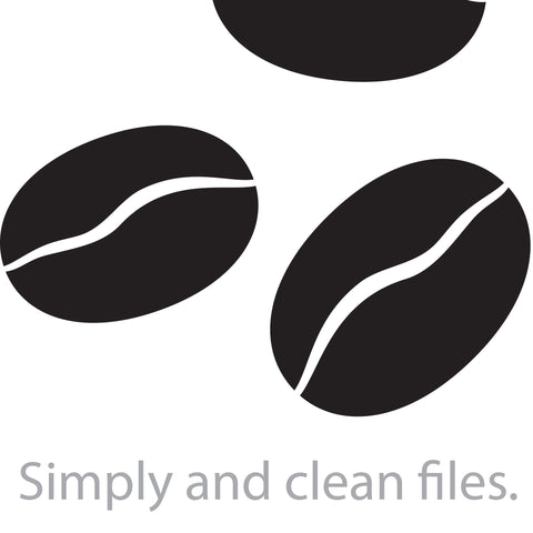 Coffee beans SVG TribaliumArtSF 