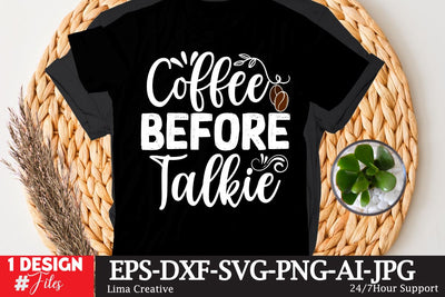 Coffee Before Talkie SVG Cute File SVG Insomnia Std 