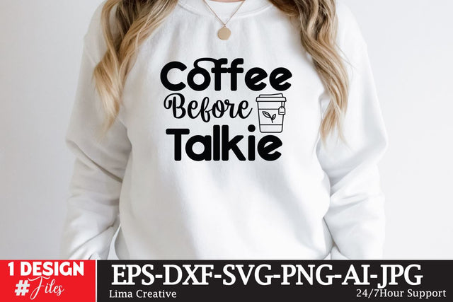 Coffee Before Talkie SVG Insomnia Std 