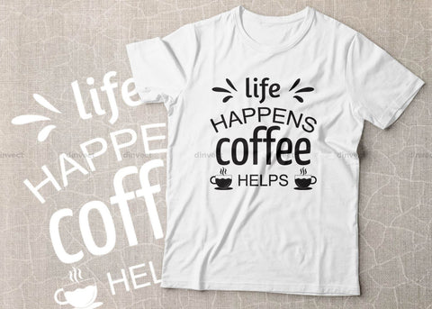 Coffee Bundle SVG, Coffee SVG, Coffee Mug SVG, Mug Design SVG, Mug Sayings SVG, T-shirt Design, Quote Design, Cutting Machine, Cameo, Vinyl Designs, Digital File, Instant Download SVG Dinvect 