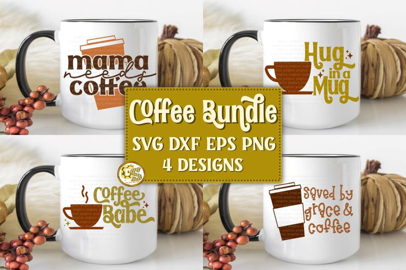 Coffee Bundle SVG DXF EPS PNG SVG Greedy Stitches 