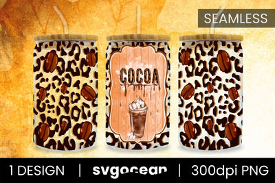 Coffee Can Glass | PNG | 16 Oz Libbey Glass Sublimation SvgOcean 