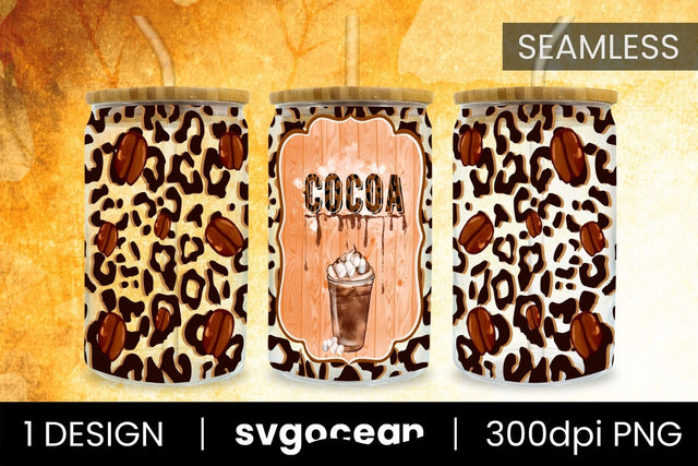 Coffee Can Glass | PNG | 16 Oz Libbey Glass Sublimation SvgOcean 