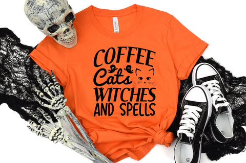 Coffee Cats Witches and Spells SVG CraftlabSvg29 