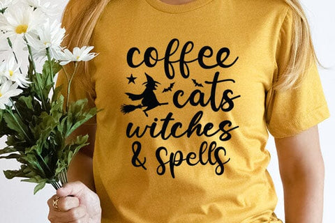 Coffee Cats Witches & Spells SVG Angelina750 