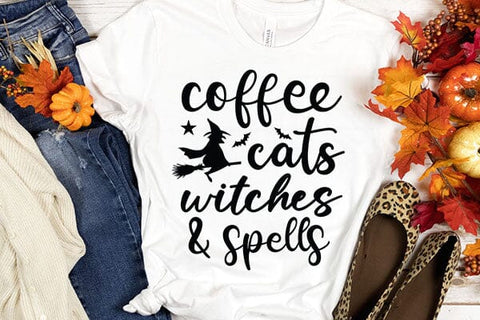 Coffee Cats Witches & Spells SVG Angelina750 
