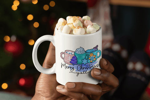 Coffee & Christmas Cheer Sublimation Bundle SVG Regulrcrative 