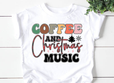 Coffee & Christmas music SVG CraftingStudio 