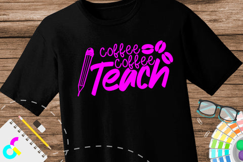 Coffee coffee teach svg, teacher svg SVG Artinrhythm shop 