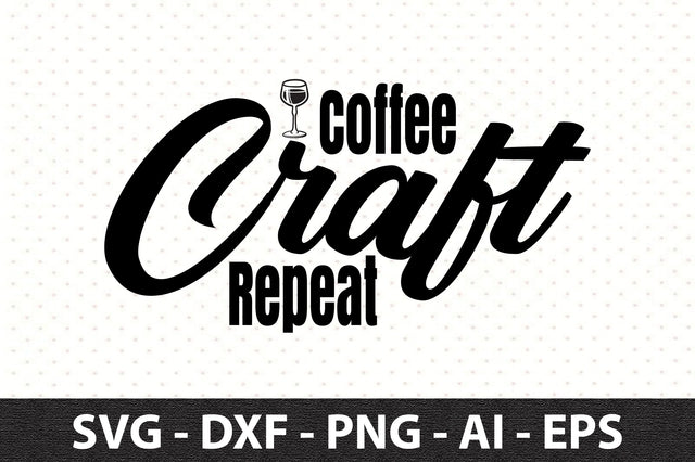 Coffee Craft Repeat svg SVG orpitasn 