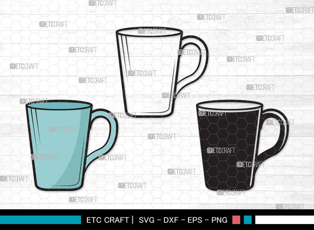 Coffee Cup Clipart SVG | Coffee Mug Svg | Coffee Svg | Hot Coffee Svg | Coffee Cup Clipart SVG ETC Craft 