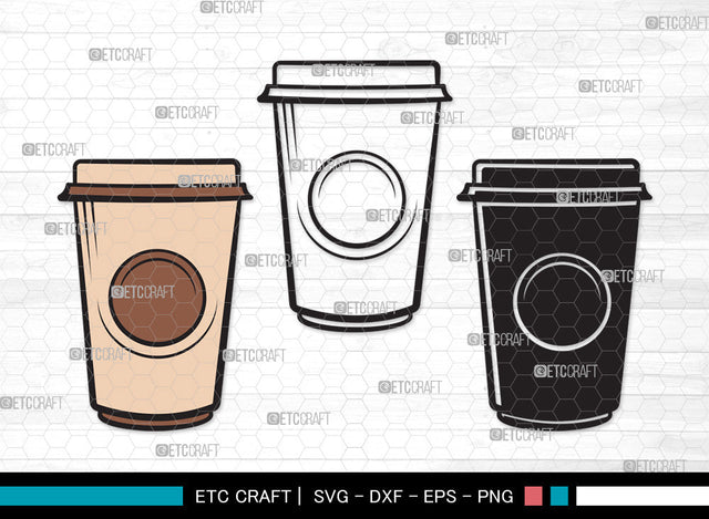 Coffee Cup Clipart SVG | Coffee Mug Svg | Coffee Svg | Hot Coffee Svg | Coffee Cup Clipart SVG ETC Craft 