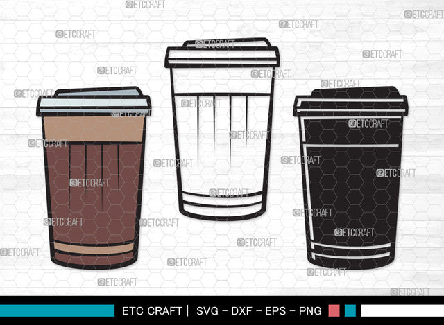 Coffee Cup Clipart SVG | Coffee Mug Svg | Coffee Svg | Hot Coffee Svg | Coffee Cup Clipart SVG ETC Craft 