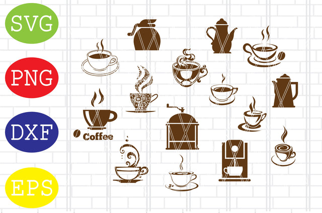 Coffee Cup Svg, Coffee Mug Svg, Coffee Clipart SVG DigitalSvgFiles 