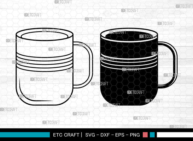 Coffee Cup Svg, Coffee Mug Svg, Coffee Mug Icon Svg, Hot Coffee Svg, Coffee Svg, Coffee Cup SVG ETC Craft 