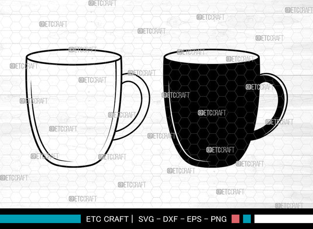 Coffee Cup Svg, Coffee Mug Svg, Coffee Mug Icon Svg, Hot Coffee Svg, Coffee Svg, Coffee Cup SVG ETC Craft 