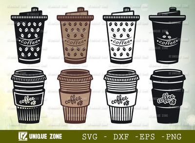 Coffee Cup SVG Cut Files | Coffee Mug Svg | Coffee Svg | Coffee Lover Svg SVG Unique Zone 