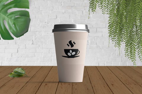 Coffee cup with coffee beans SVG SVG LaBelezoka 