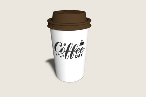 Coffee Day hand lettering SVG cut file SVG LaBelezoka 
