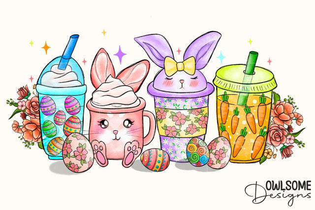 Coffee Easter Day PNG Sublimation Sublimation Owlsome.Designs 