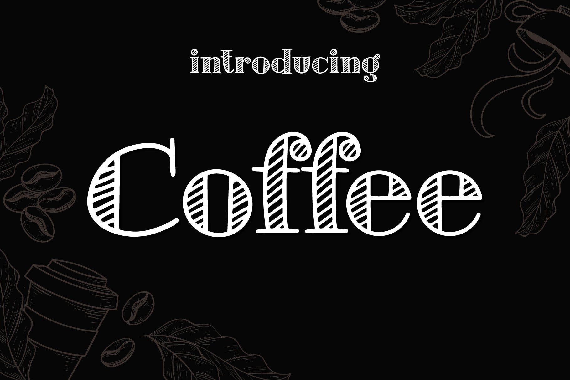Coffee font - So Fontsy