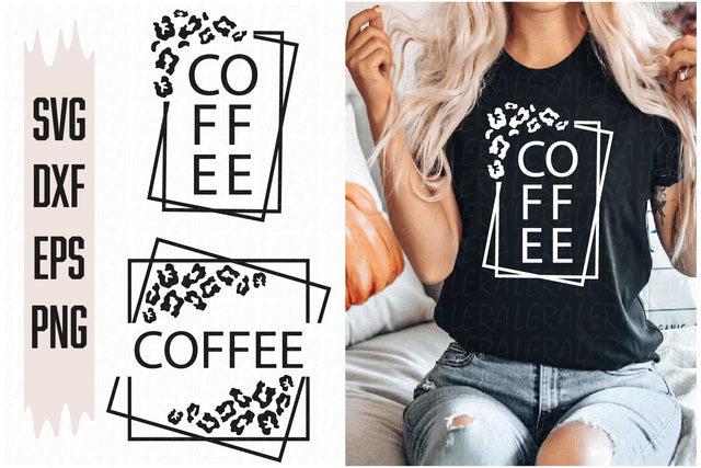 Coffee Frame Leopard Svg SVG Lerastudio 
