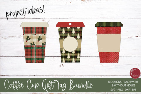 Coffee Gift Tag Bundle-Gift Tag SVG-Christmas Tag SVG SVG Linden Valley Designs 