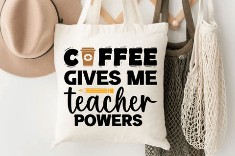 Coffee gives me teacher SVG SVG Regulrcrative 