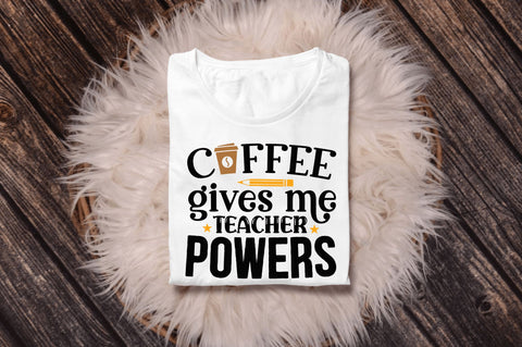Coffee gives me teacher SVG SVG Regulrcrative 