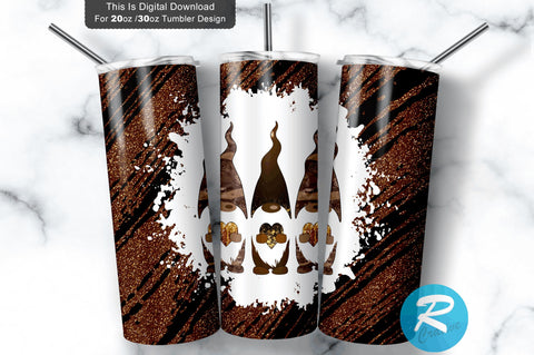 Coffee Gnome 20 oz / 30 oz Tumbler PNG Sublimation Regulrcrative 