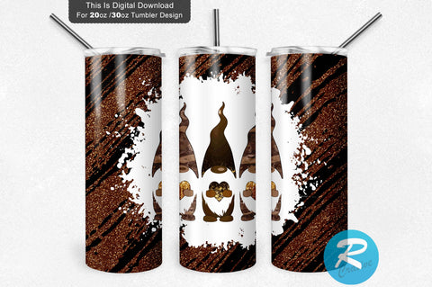 Coffee Gnome 20 oz / 30 oz Tumbler PNG Sublimation Regulrcrative 