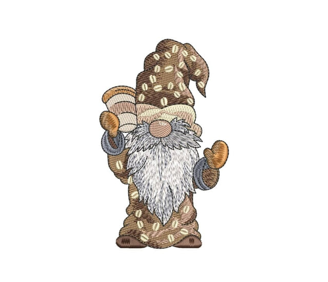Coffee Gnome Embroidery/Applique DESIGNS ArtEMByNatalia 