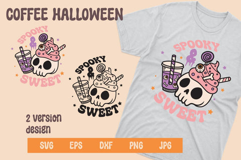 Coffee Halloween, spooky and sweet svg and sublimation SVG dadan_pm 