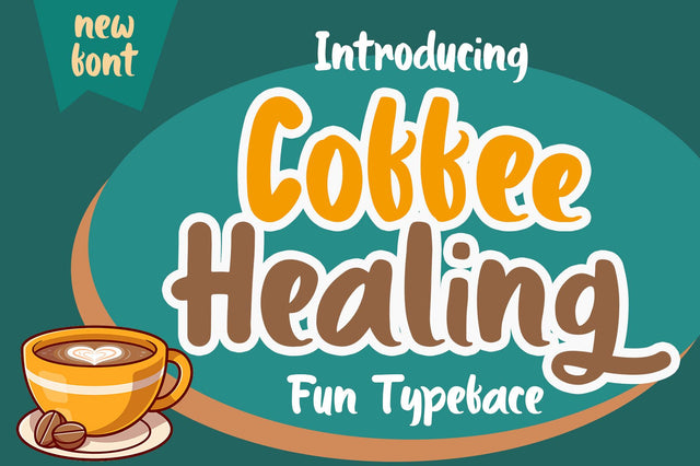Coffee Healing Font Wildan Type 