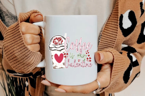 Coffee is My Valentine Sublimation Sublimation Jagonath Roy 