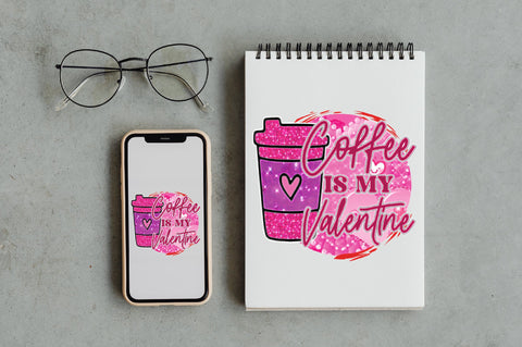 Coffee is My Valentine Sublimation Sublimation Jagonath Roy 