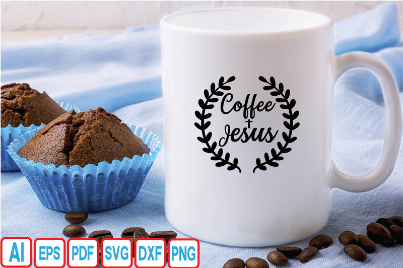 Coffee Jesus SVG Craftlabsvg24 