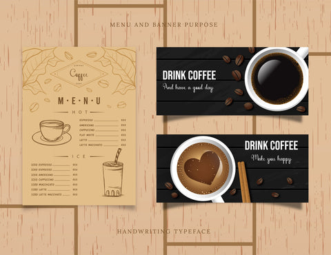 Coffee Latte Script Font inferno.studio3 